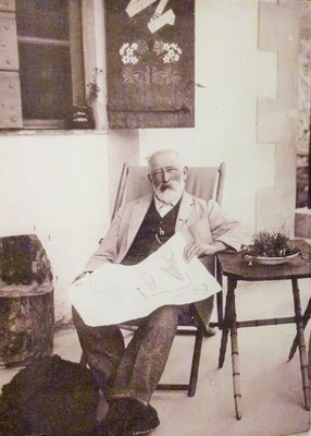 Clarence Bicknell dans sa "Casa Fontanalba